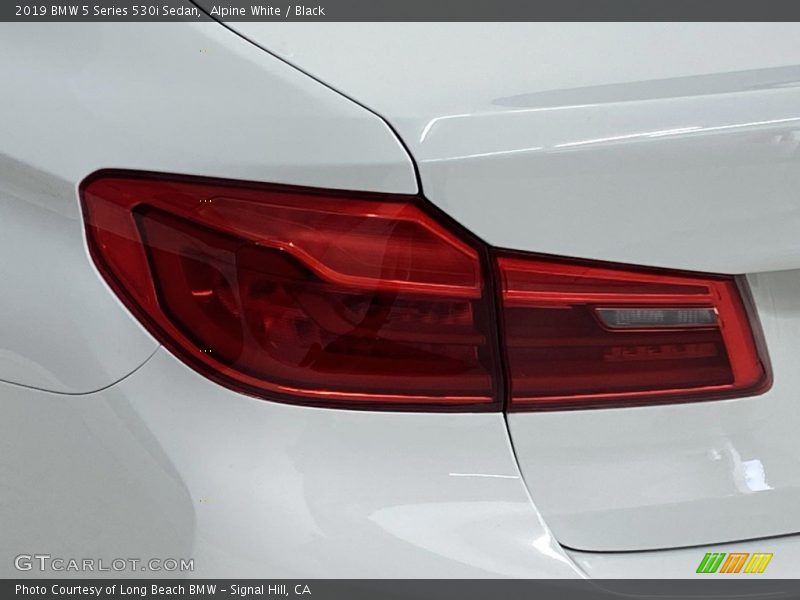 Alpine White / Black 2019 BMW 5 Series 530i Sedan