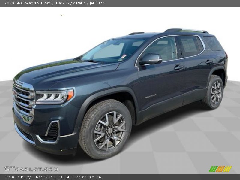 Dark Sky Metallic / Jet Black 2020 GMC Acadia SLE AWD