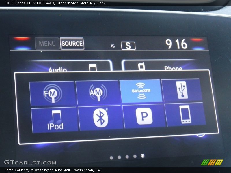 Modern Steel Metallic / Black 2019 Honda CR-V EX-L AWD