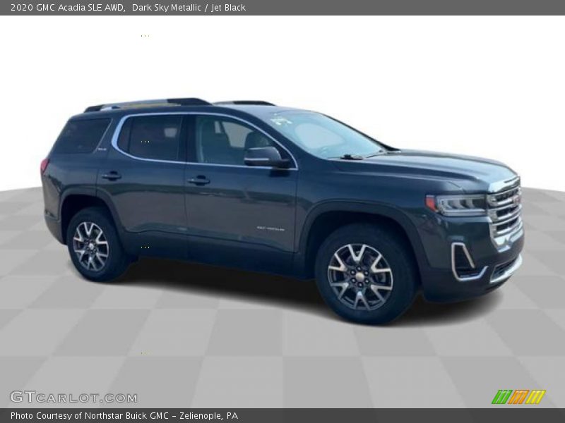 Dark Sky Metallic / Jet Black 2020 GMC Acadia SLE AWD