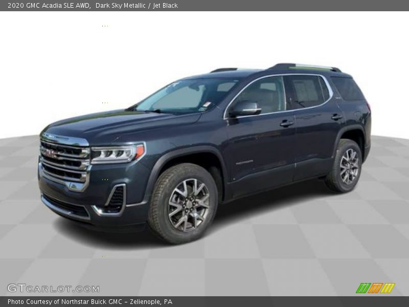 Dark Sky Metallic / Jet Black 2020 GMC Acadia SLE AWD