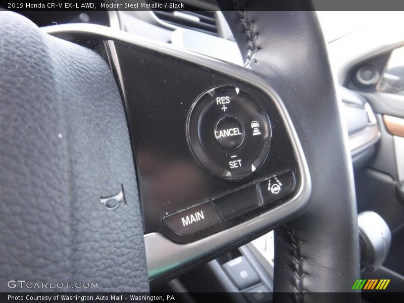 Modern Steel Metallic / Black 2019 Honda CR-V EX-L AWD