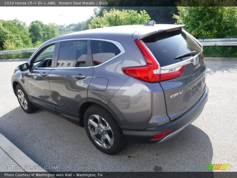 Modern Steel Metallic / Black 2019 Honda CR-V EX-L AWD