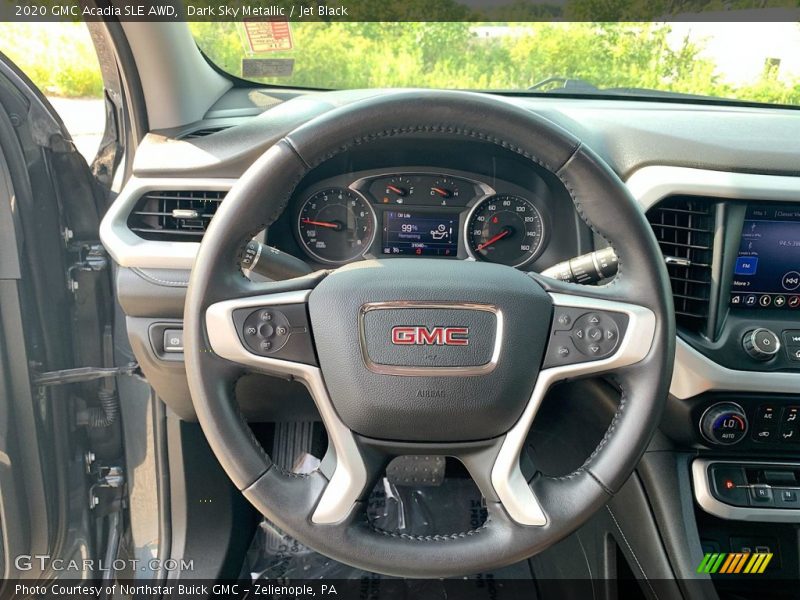 Dark Sky Metallic / Jet Black 2020 GMC Acadia SLE AWD