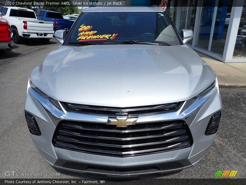 Silver Ice Metallic / Jet Black 2020 Chevrolet Blazer Premier AWD