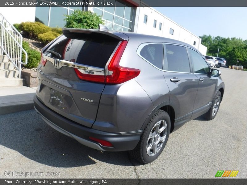Modern Steel Metallic / Black 2019 Honda CR-V EX-L AWD