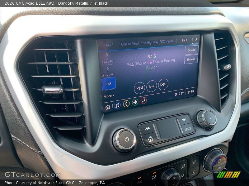 Dark Sky Metallic / Jet Black 2020 GMC Acadia SLE AWD