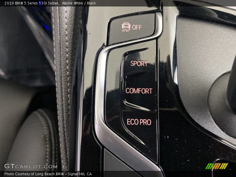 Alpine White / Black 2019 BMW 5 Series 530i Sedan