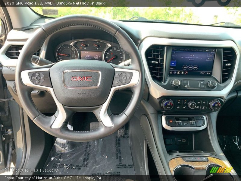 Dark Sky Metallic / Jet Black 2020 GMC Acadia SLE AWD
