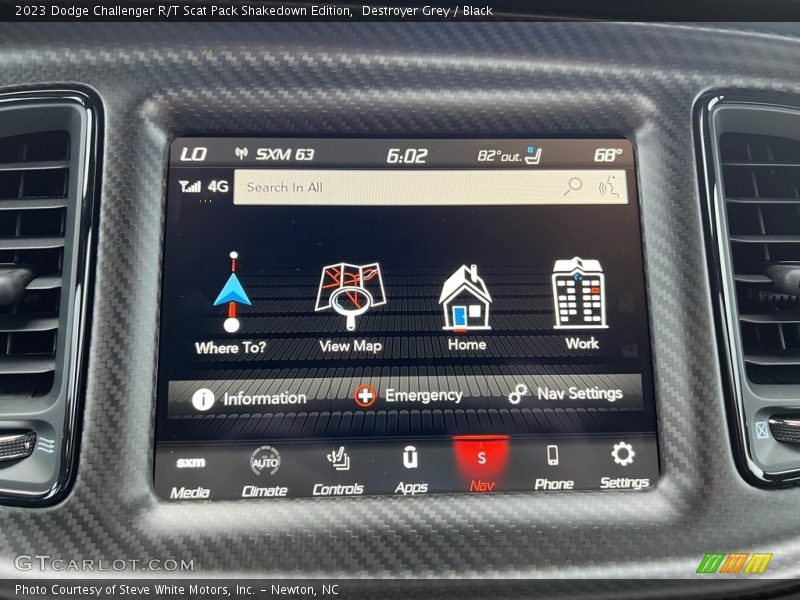 Destroyer Grey / Black 2023 Dodge Challenger R/T Scat Pack Shakedown Edition