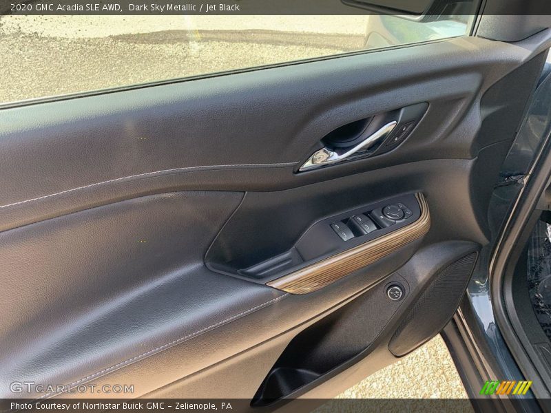 Dark Sky Metallic / Jet Black 2020 GMC Acadia SLE AWD