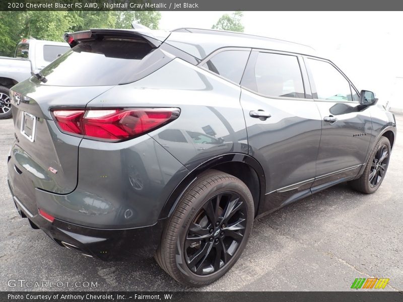 Nightfall Gray Metallic / Jet Black 2020 Chevrolet Blazer RS AWD