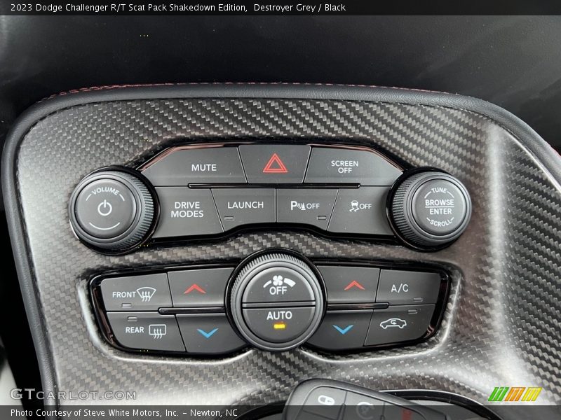 Controls of 2023 Challenger R/T Scat Pack Shakedown Edition