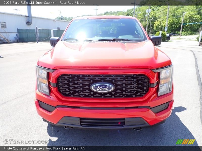 Race Red / Black 2023 Ford F150 XLT SuperCab 4x4