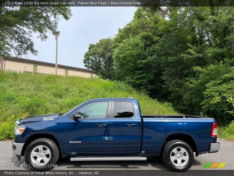  2022 1500 Big Horn Quad Cab 4x4 Patriot Blue Pearl