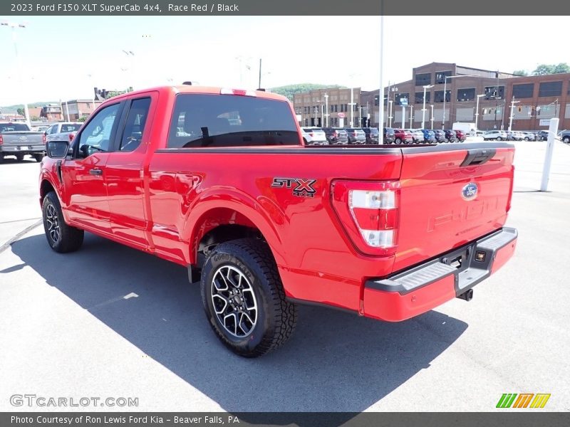 Race Red / Black 2023 Ford F150 XLT SuperCab 4x4