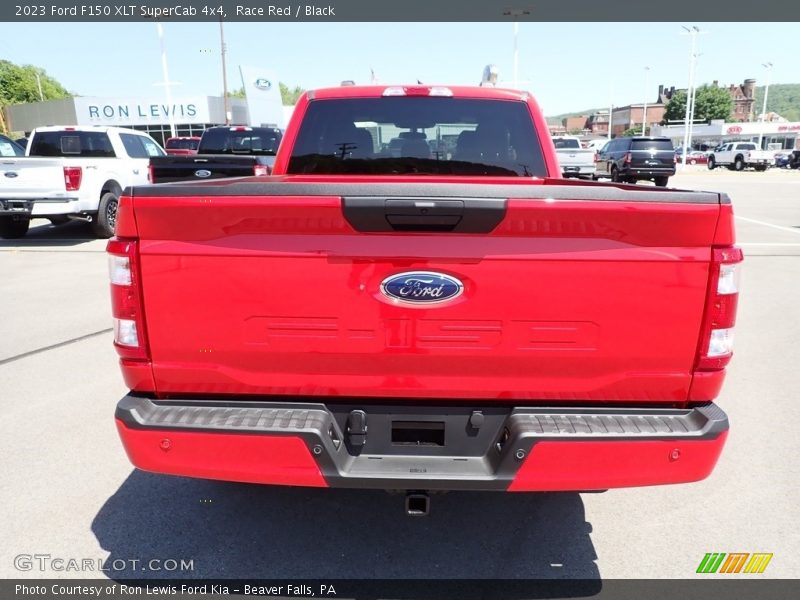Race Red / Black 2023 Ford F150 XLT SuperCab 4x4