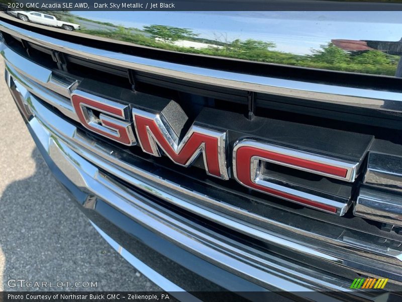 Dark Sky Metallic / Jet Black 2020 GMC Acadia SLE AWD