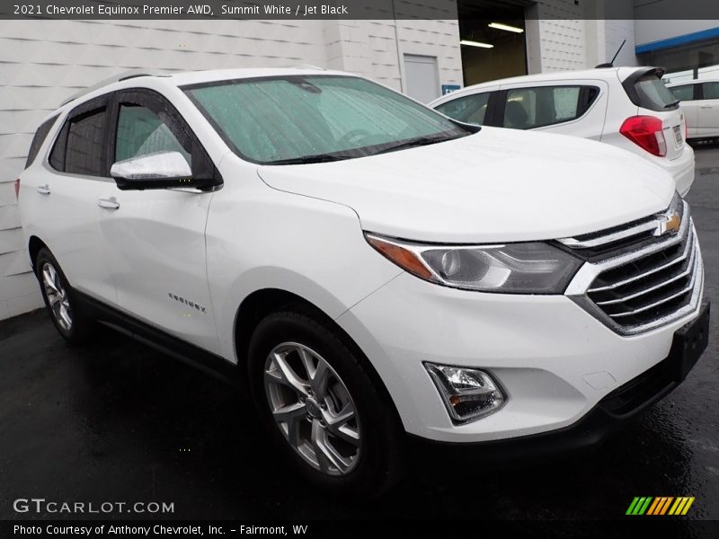 Summit White / Jet Black 2021 Chevrolet Equinox Premier AWD