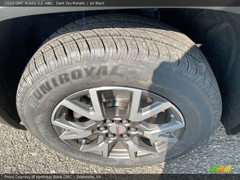 Dark Sky Metallic / Jet Black 2020 GMC Acadia SLE AWD