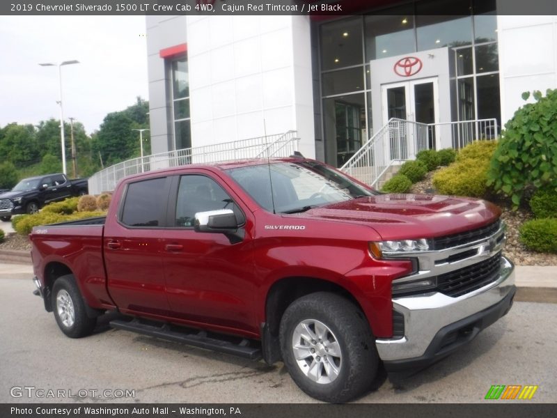 Cajun Red Tintcoat / Jet Black 2019 Chevrolet Silverado 1500 LT Crew Cab 4WD