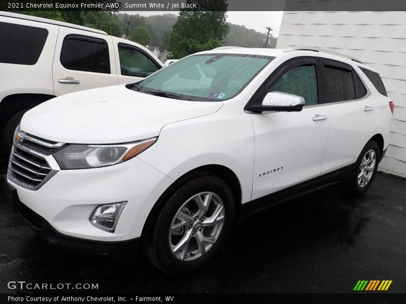 Summit White / Jet Black 2021 Chevrolet Equinox Premier AWD