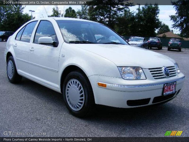 Campanella White / Black 2004 Volkswagen Jetta GL Sedan