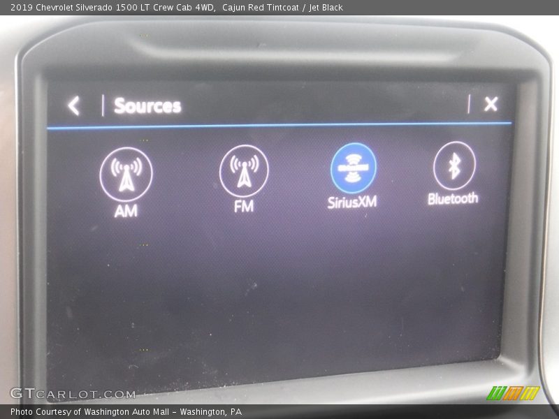 Cajun Red Tintcoat / Jet Black 2019 Chevrolet Silverado 1500 LT Crew Cab 4WD