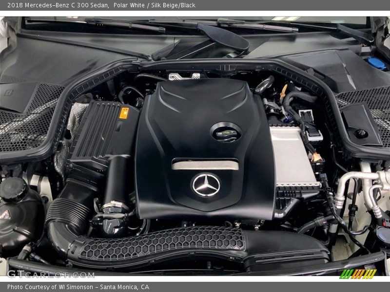 Polar White / Silk Beige/Black 2018 Mercedes-Benz C 300 Sedan