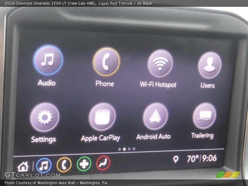 Cajun Red Tintcoat / Jet Black 2019 Chevrolet Silverado 1500 LT Crew Cab 4WD