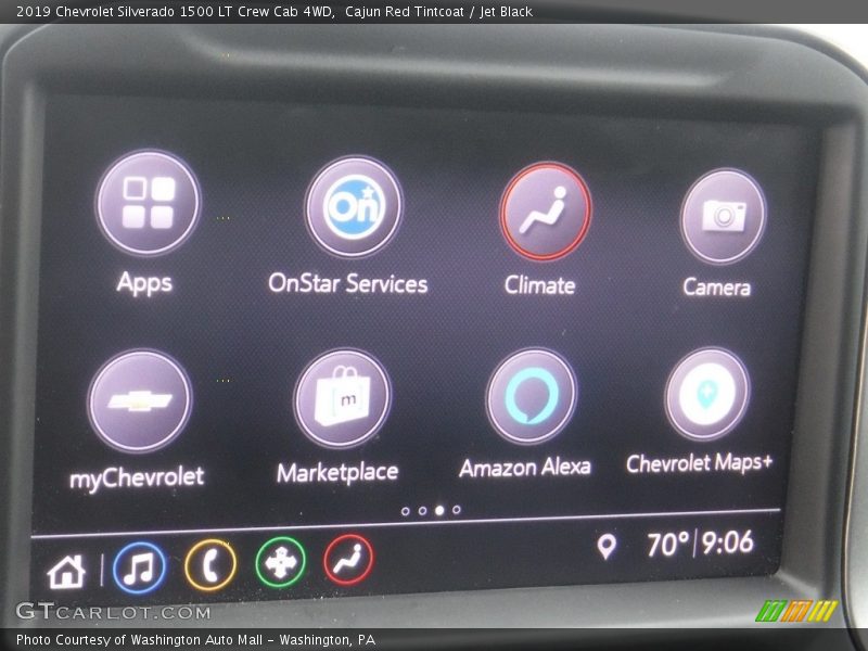 Cajun Red Tintcoat / Jet Black 2019 Chevrolet Silverado 1500 LT Crew Cab 4WD