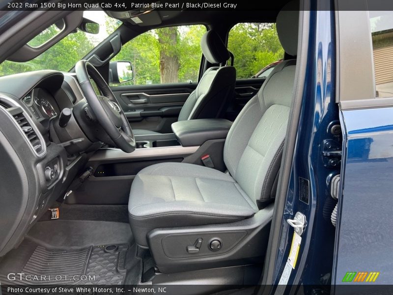 Front Seat of 2022 1500 Big Horn Quad Cab 4x4
