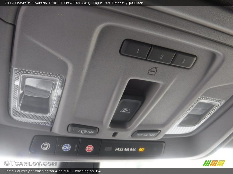 Cajun Red Tintcoat / Jet Black 2019 Chevrolet Silverado 1500 LT Crew Cab 4WD