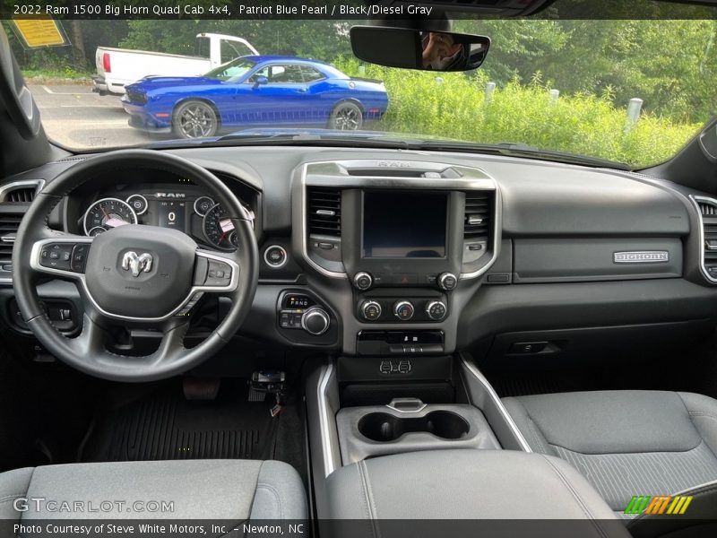 Dashboard of 2022 1500 Big Horn Quad Cab 4x4