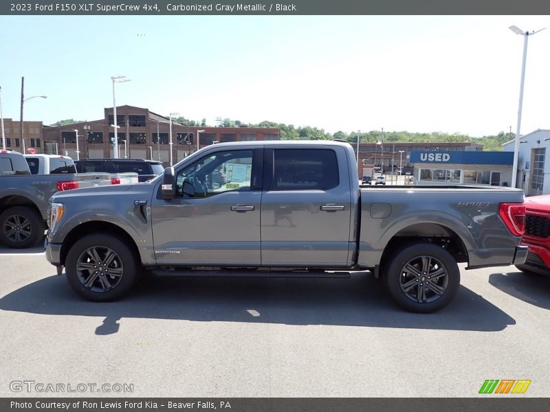 Carbonized Gray Metallic / Black 2023 Ford F150 XLT SuperCrew 4x4