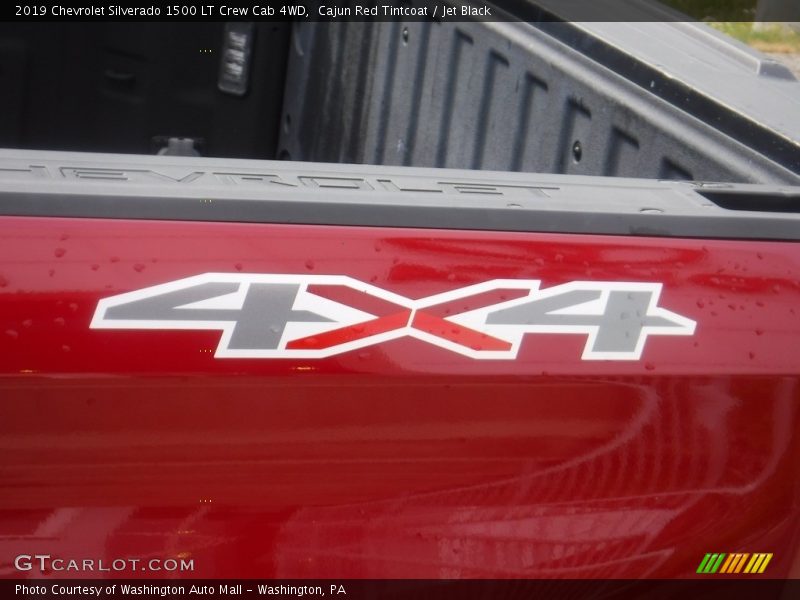 Cajun Red Tintcoat / Jet Black 2019 Chevrolet Silverado 1500 LT Crew Cab 4WD