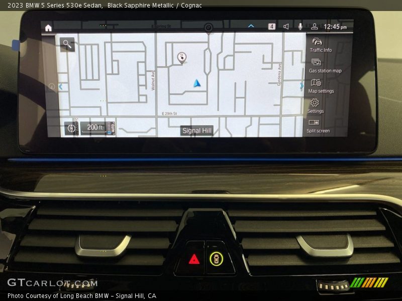 Navigation of 2023 5 Series 530e Sedan