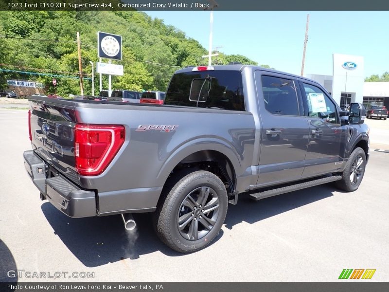 Carbonized Gray Metallic / Black 2023 Ford F150 XLT SuperCrew 4x4