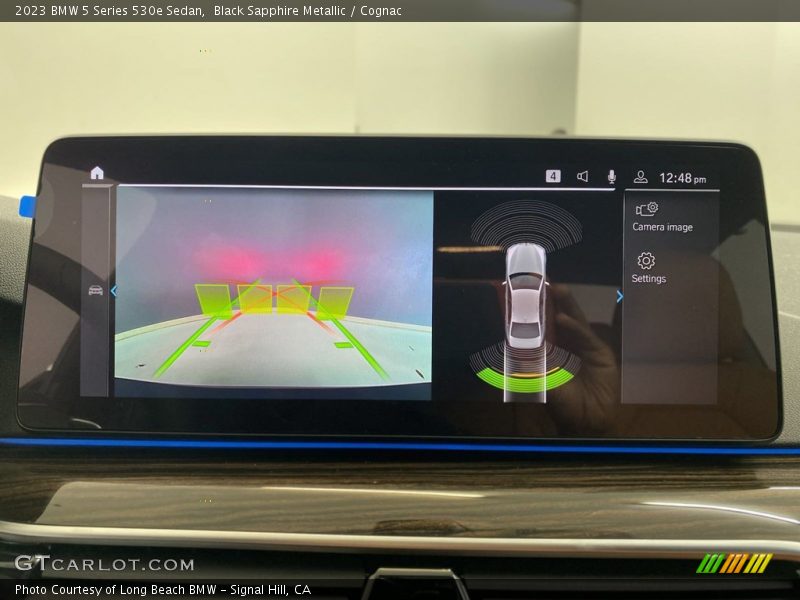 Black Sapphire Metallic / Cognac 2023 BMW 5 Series 530e Sedan