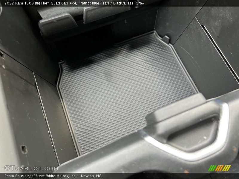 Patriot Blue Pearl / Black/Diesel Gray 2022 Ram 1500 Big Horn Quad Cab 4x4