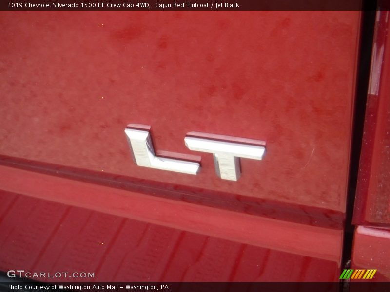Cajun Red Tintcoat / Jet Black 2019 Chevrolet Silverado 1500 LT Crew Cab 4WD