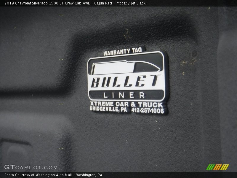 Cajun Red Tintcoat / Jet Black 2019 Chevrolet Silverado 1500 LT Crew Cab 4WD