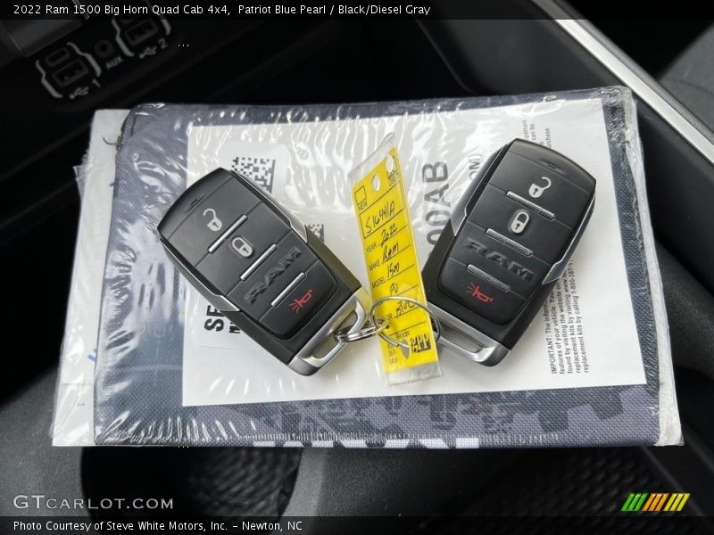 Keys of 2022 1500 Big Horn Quad Cab 4x4
