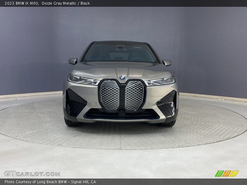 Oxide Gray Metallic / Black 2023 BMW iX M60