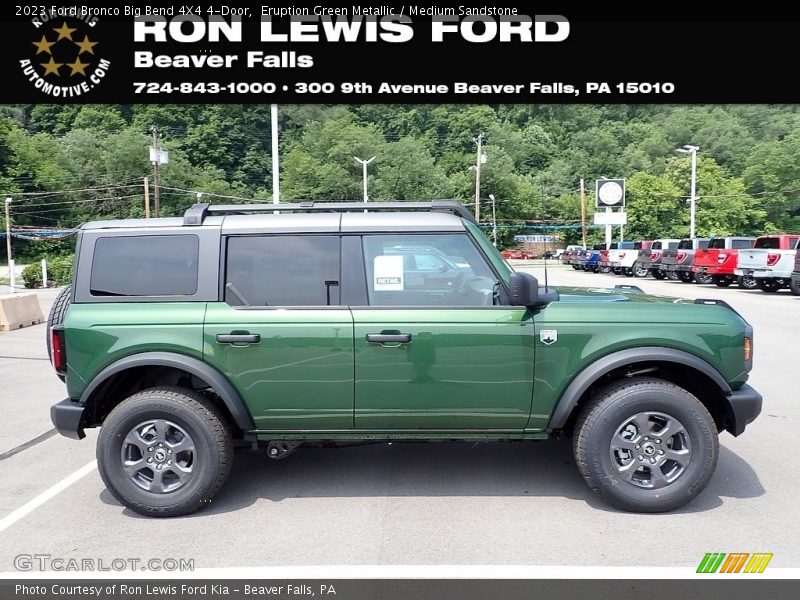 Eruption Green Metallic / Medium Sandstone 2023 Ford Bronco Big Bend 4X4 4-Door