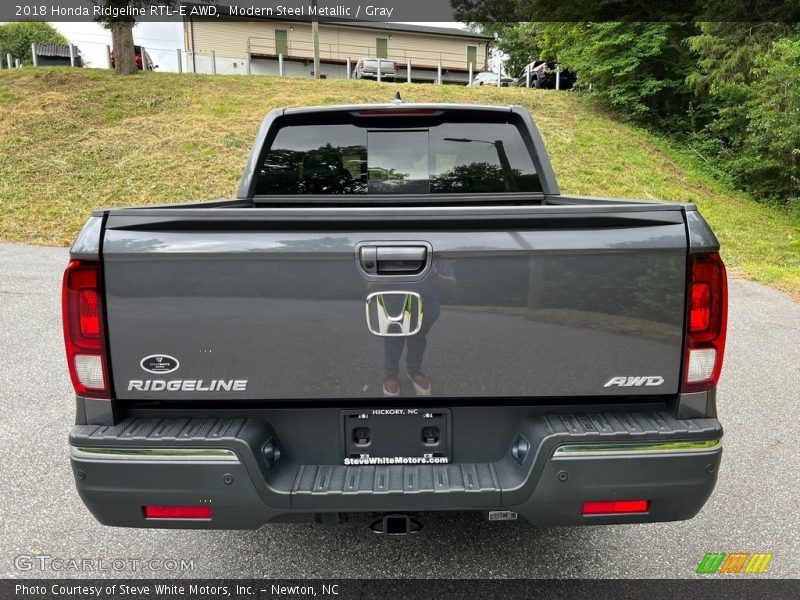 Modern Steel Metallic / Gray 2018 Honda Ridgeline RTL-E AWD