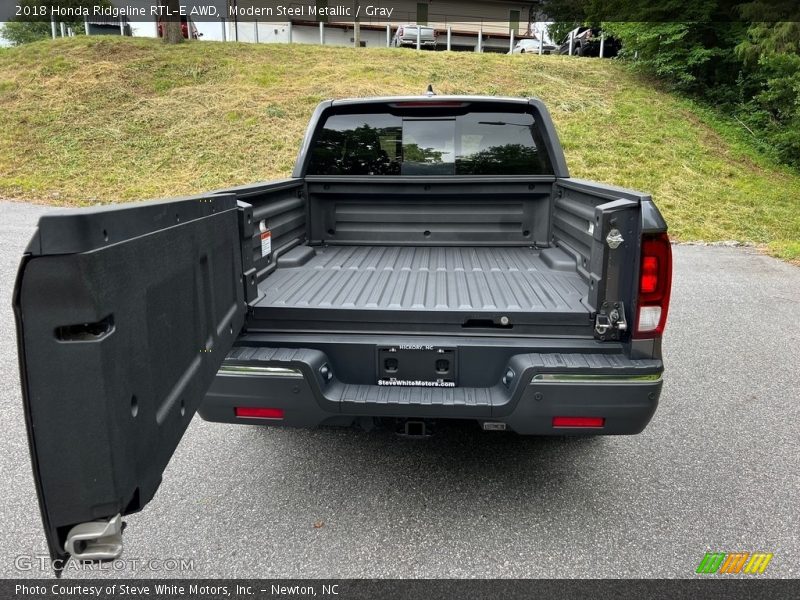 Modern Steel Metallic / Gray 2018 Honda Ridgeline RTL-E AWD