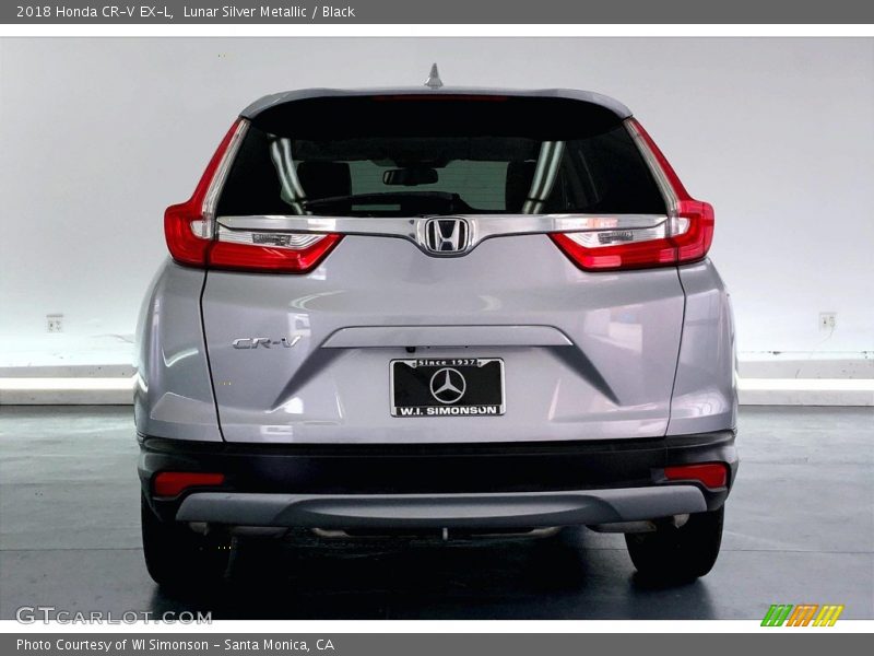 Lunar Silver Metallic / Black 2018 Honda CR-V EX-L