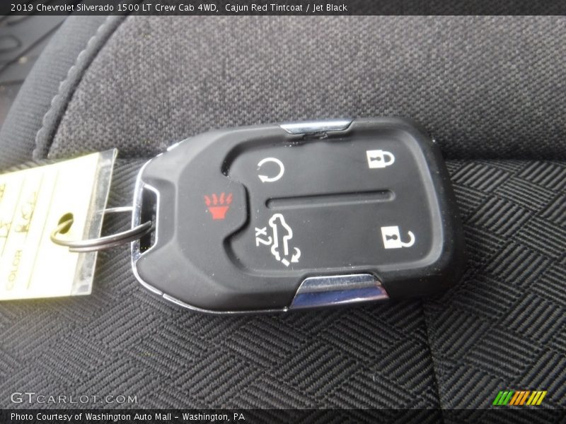 Cajun Red Tintcoat / Jet Black 2019 Chevrolet Silverado 1500 LT Crew Cab 4WD