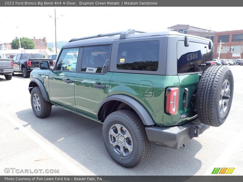Eruption Green Metallic / Medium Sandstone 2023 Ford Bronco Big Bend 4X4 4-Door
